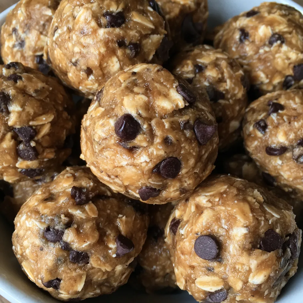 Energy balls stacked