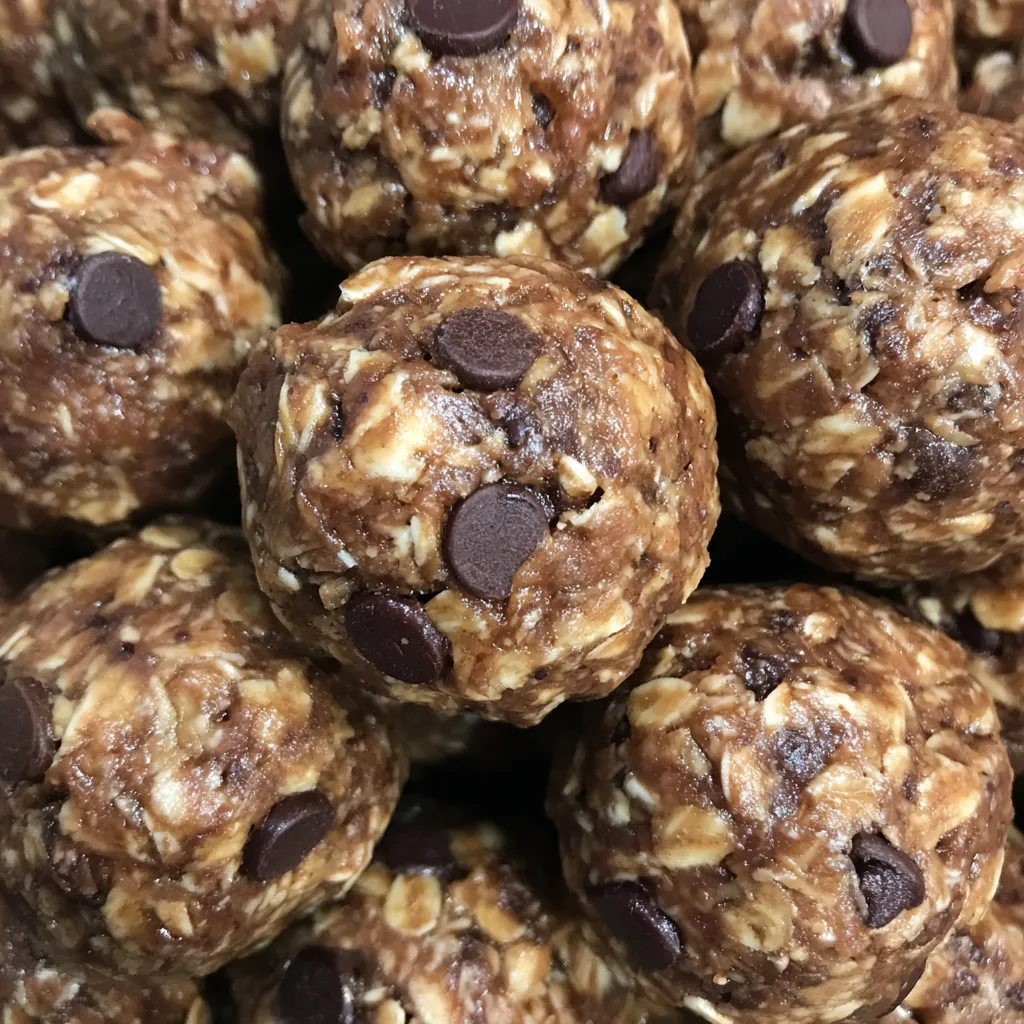 Chocolate peanut butter protein balls