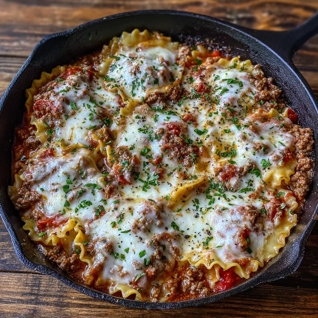 One pan lasagna recipe