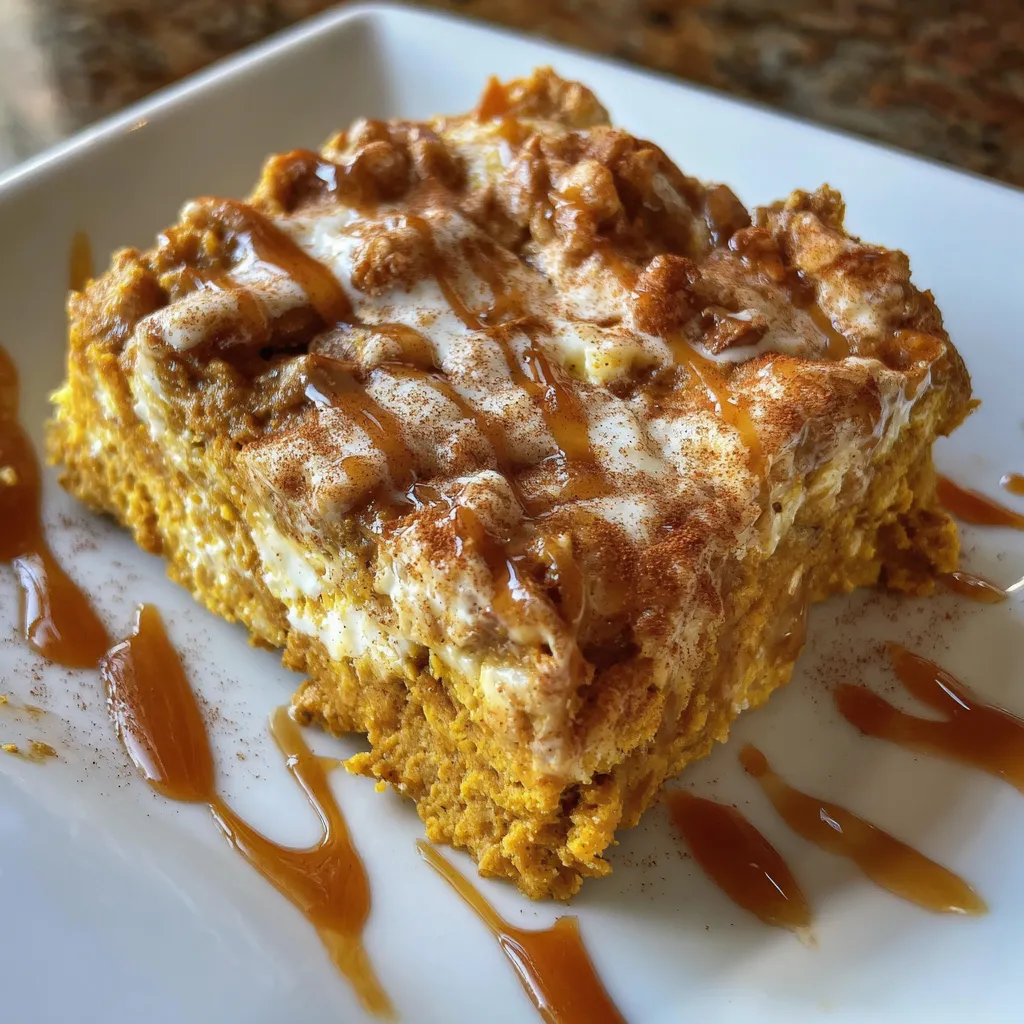Viral pumpkin cottage cheese bake