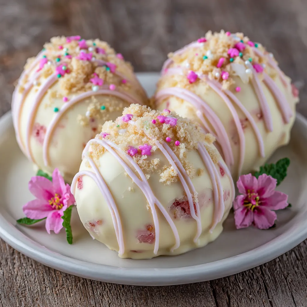 Strawberry shortcake Easter egg bombs