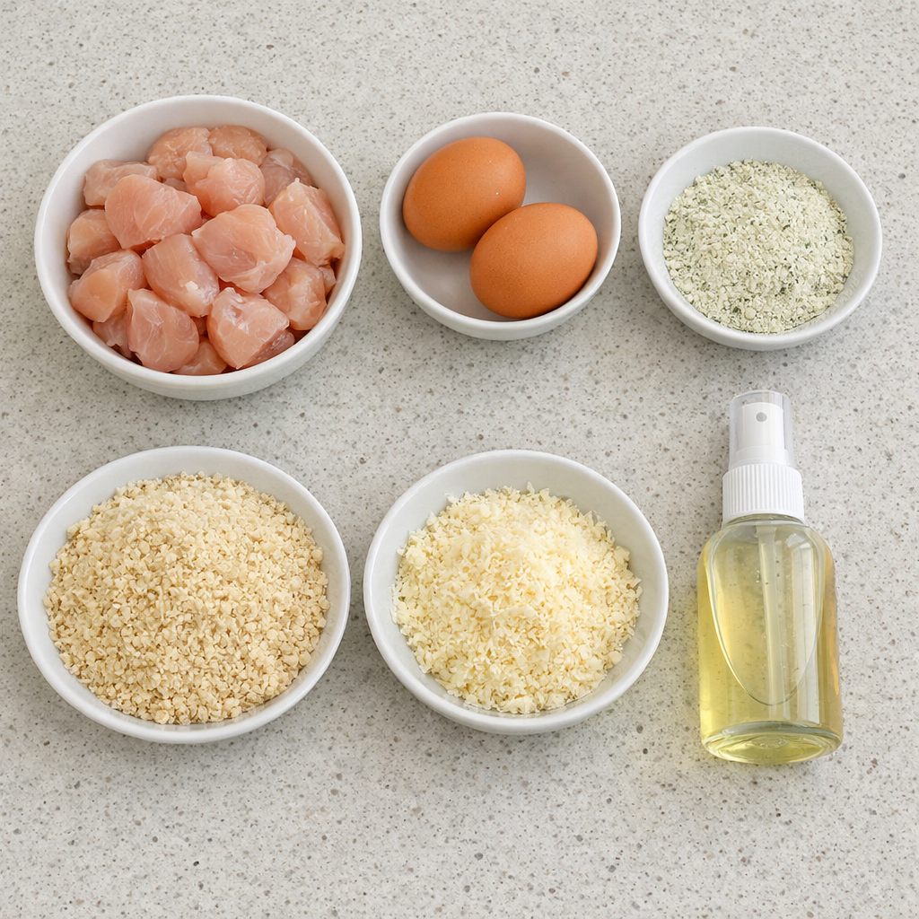 Air Fryer Ranch-Crusted Chicken Bites