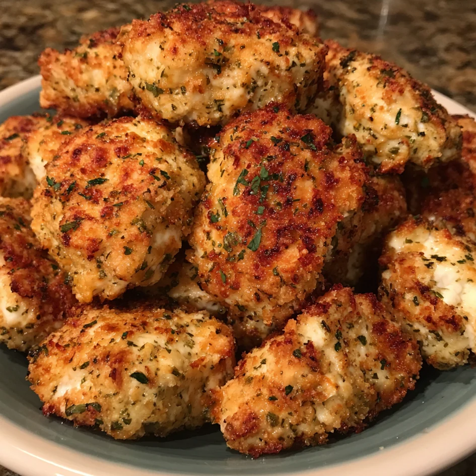 Air Fryer Ranch-Crusted Chicken Bites