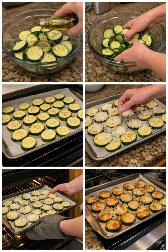 Baked Parmesan Zucchini