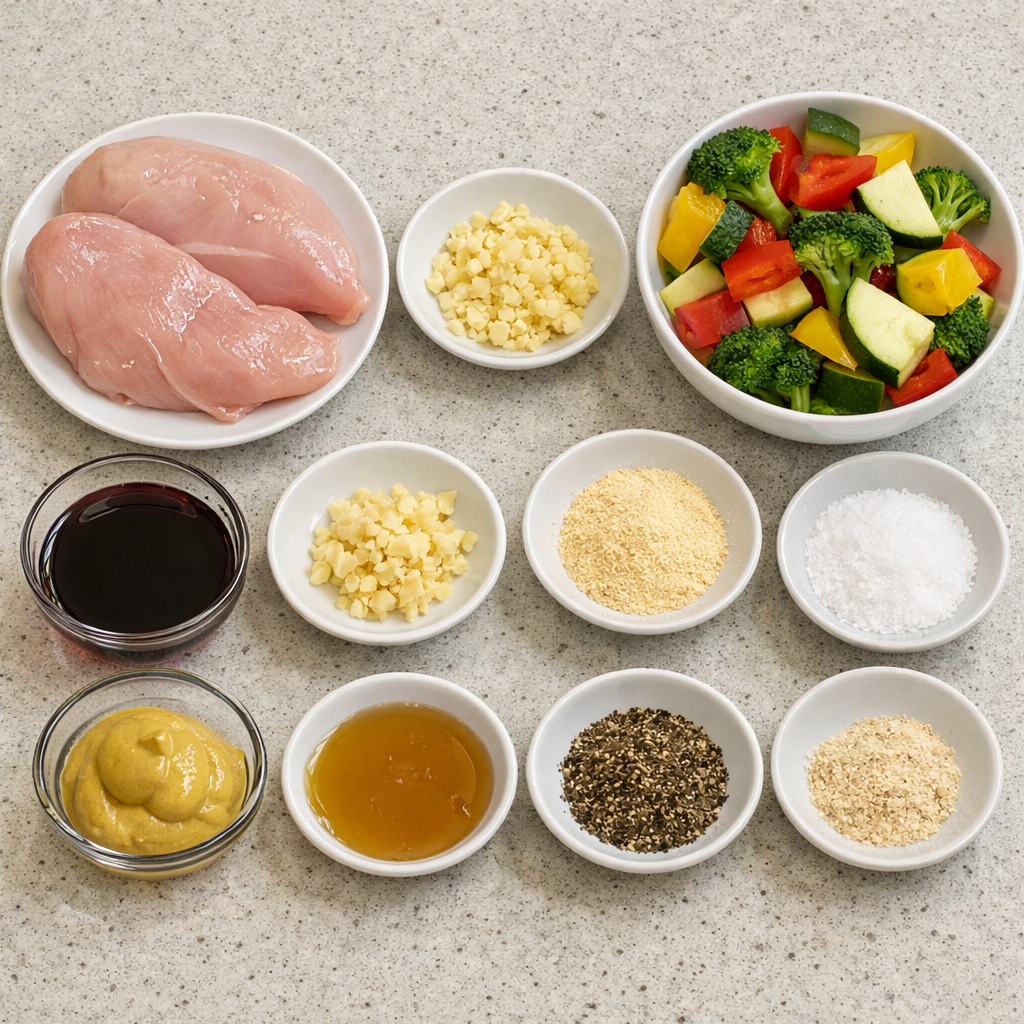 Balsamic Glazed Chicken and Veggies