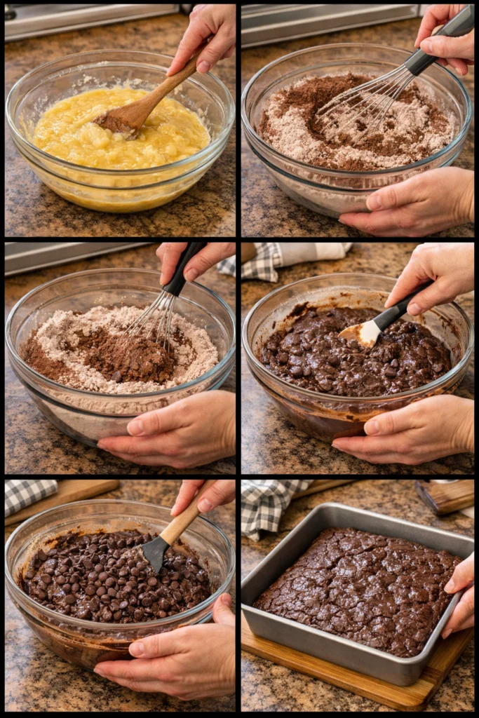 Banana Bread Brownies