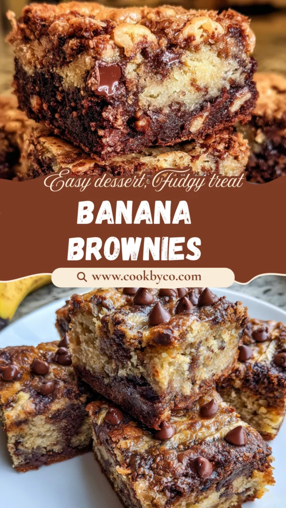 Banana Bread Brownies