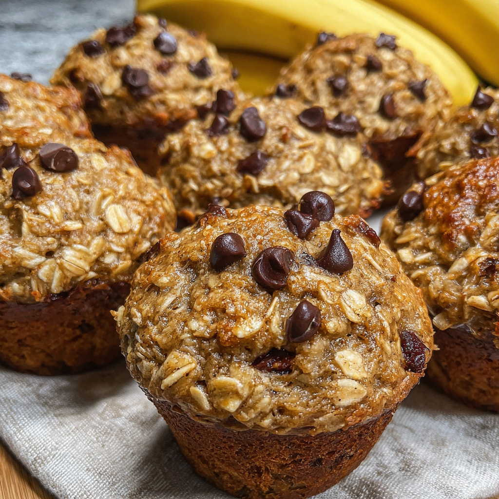 Banana Oatmeal Muffins