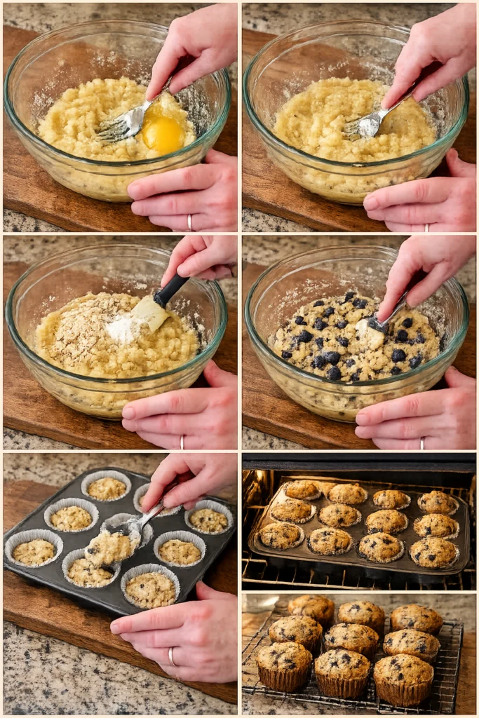 Banana Oatmeal Muffins