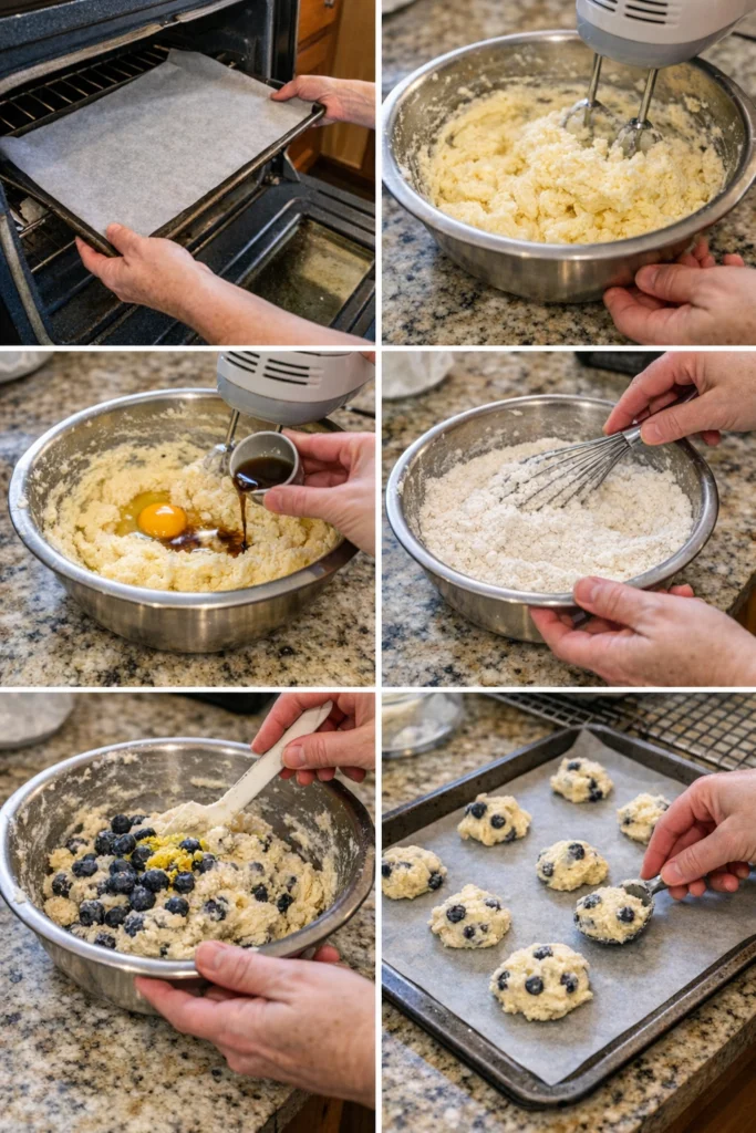 Blueberry Lemon Heaven Cookies