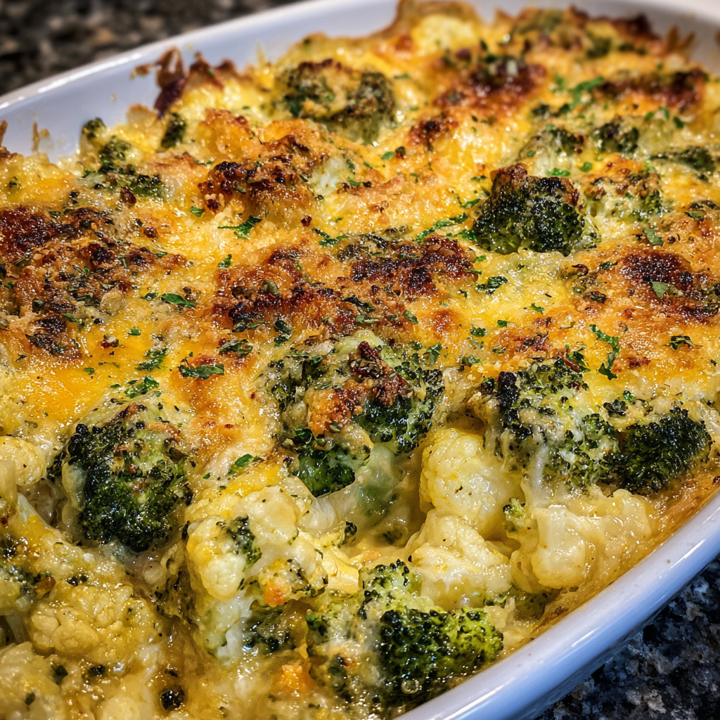 Broccoli and Cauliflower Casserole