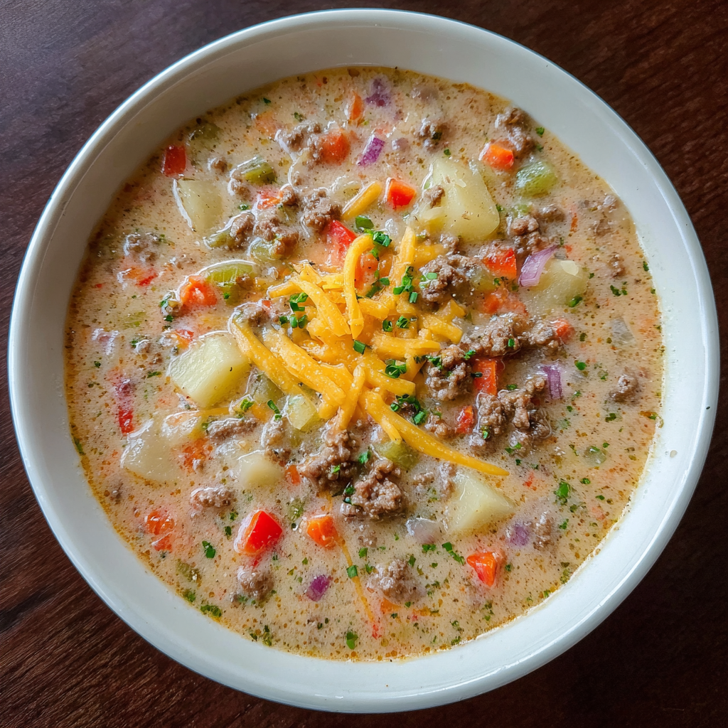 Cheeseburger Soup