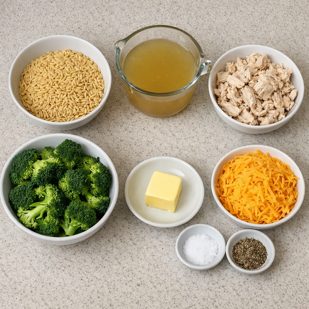 Cheesy Chicken Broccoli Orz