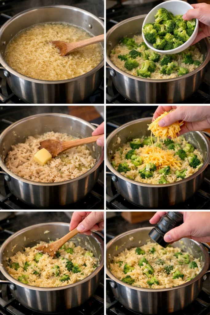 Cheesy Chicken Broccoli Orz