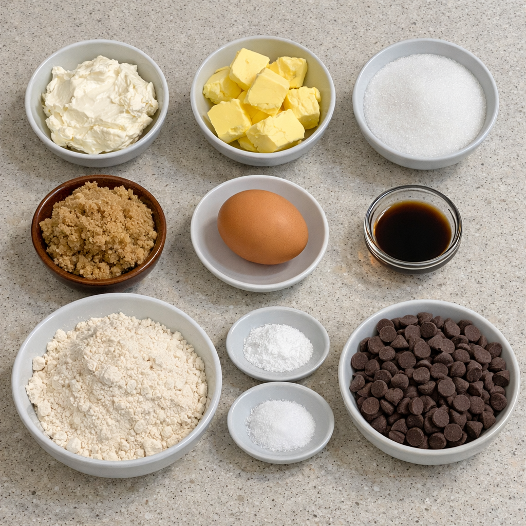 Chocolate Chip Cheesecake Cookies