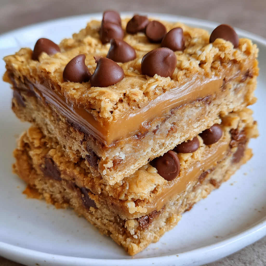 Chocolate Chip Peanut Butter Oatmeal Bars