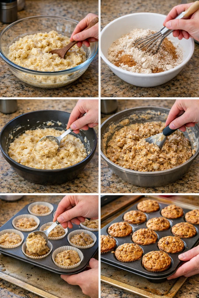 Cinnamon Roll Protein Muffins