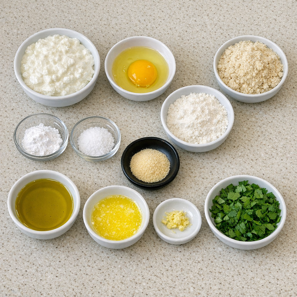 Cottage Cheese Garlic Skillet Naan