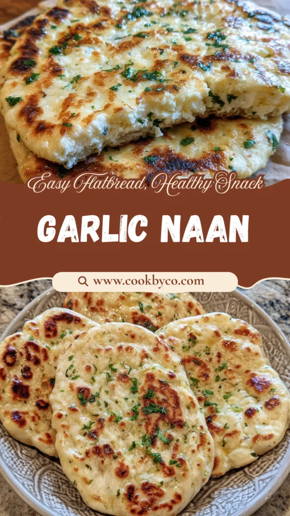Cottage Cheese Garlic Skillet Naan