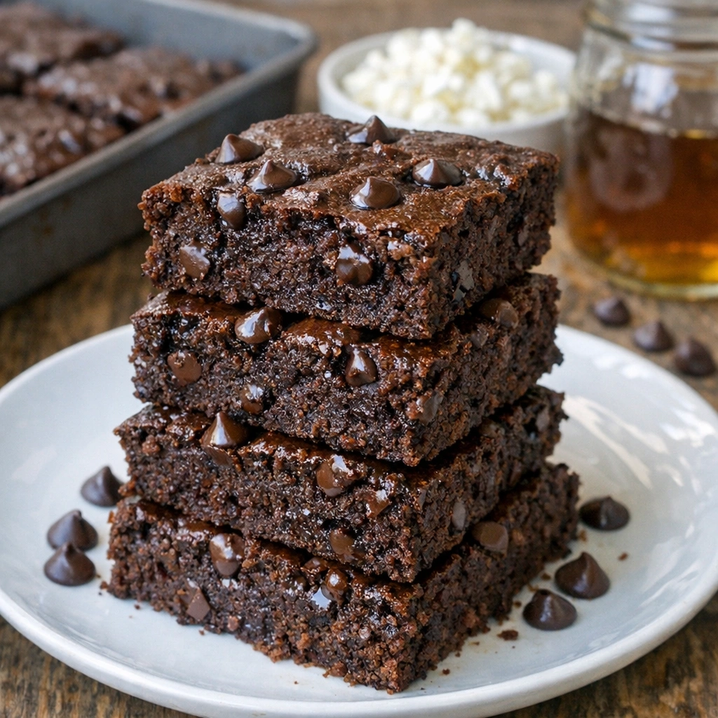 Cottage Cheese Protein Brownies