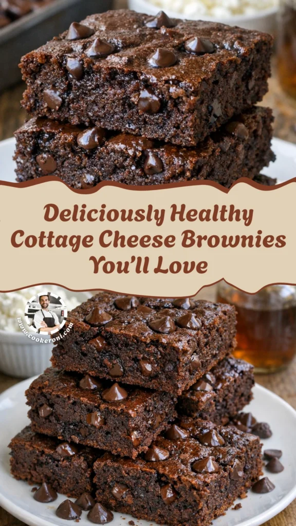 Cottage Cheese Protein Brownies