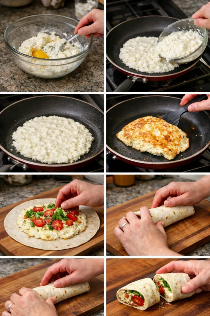 Cottage Cheese Wrap