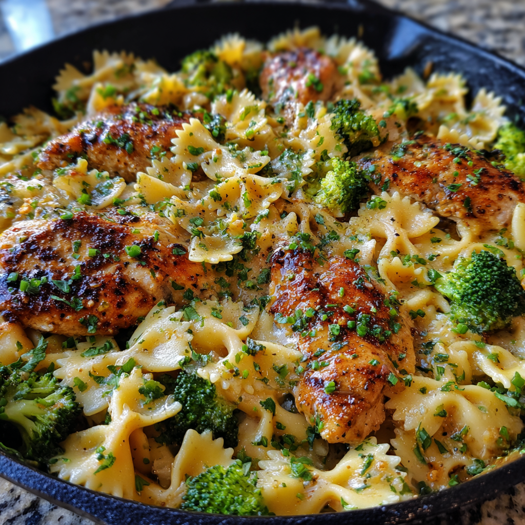 Cowboy Butter Lemon Bowtie Chicken