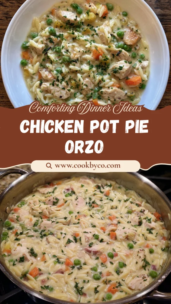 Cozy Chicken Pot Pie Orzo