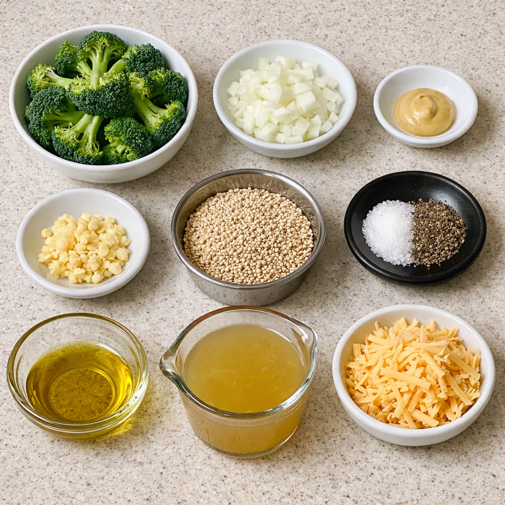 Creamy Broccoli and Quinoa Bake