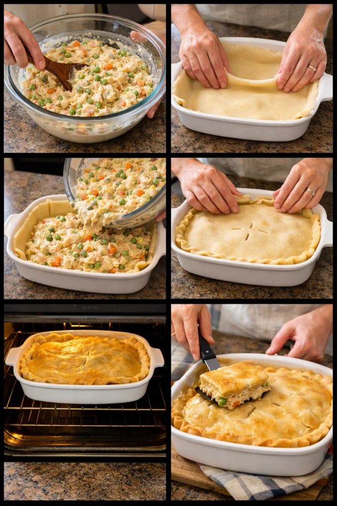 Creamy Chicken Pot Pie Casserole