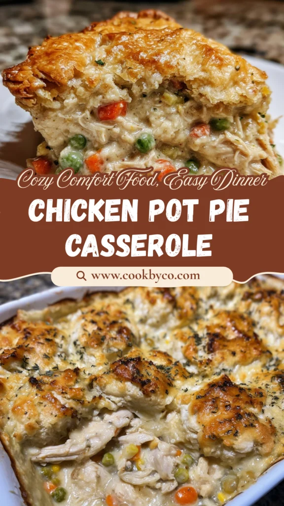 Creamy Chicken Pot Pie Casserole