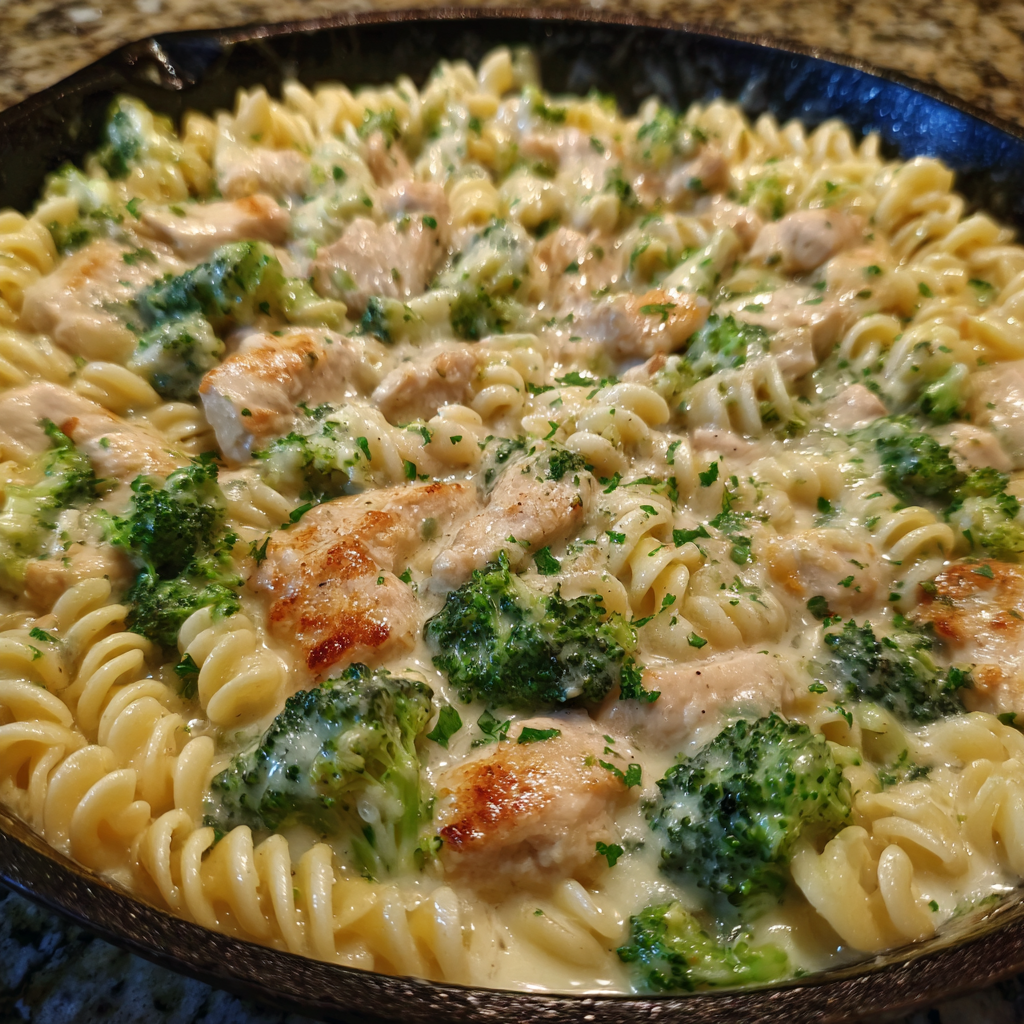 Creamy Chicken and Broccoli Pasta