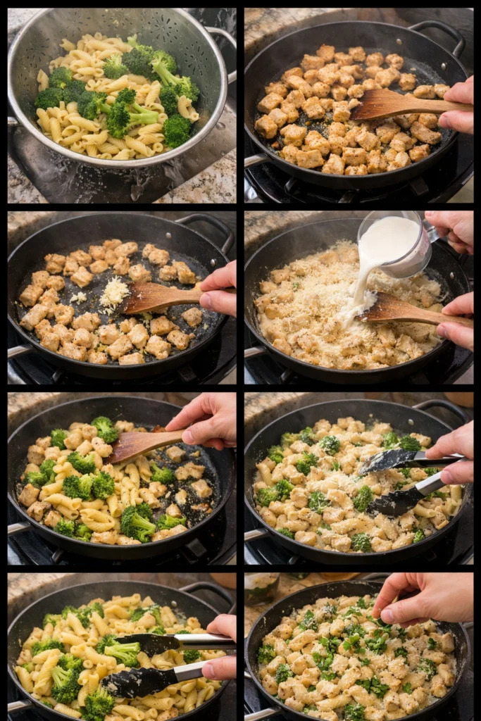 Creamy Chicken and Broccoli Pasta