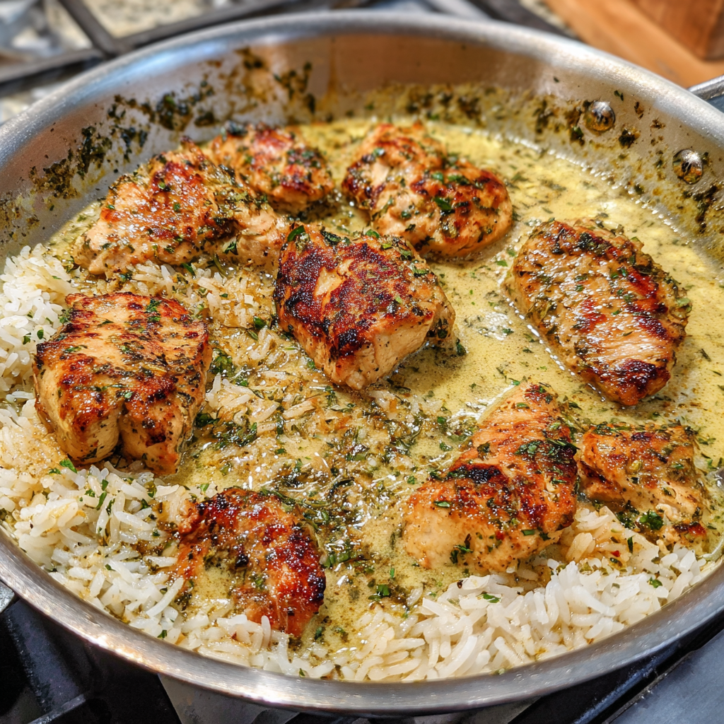 Creamy Herb Chicken & Basmati Rice