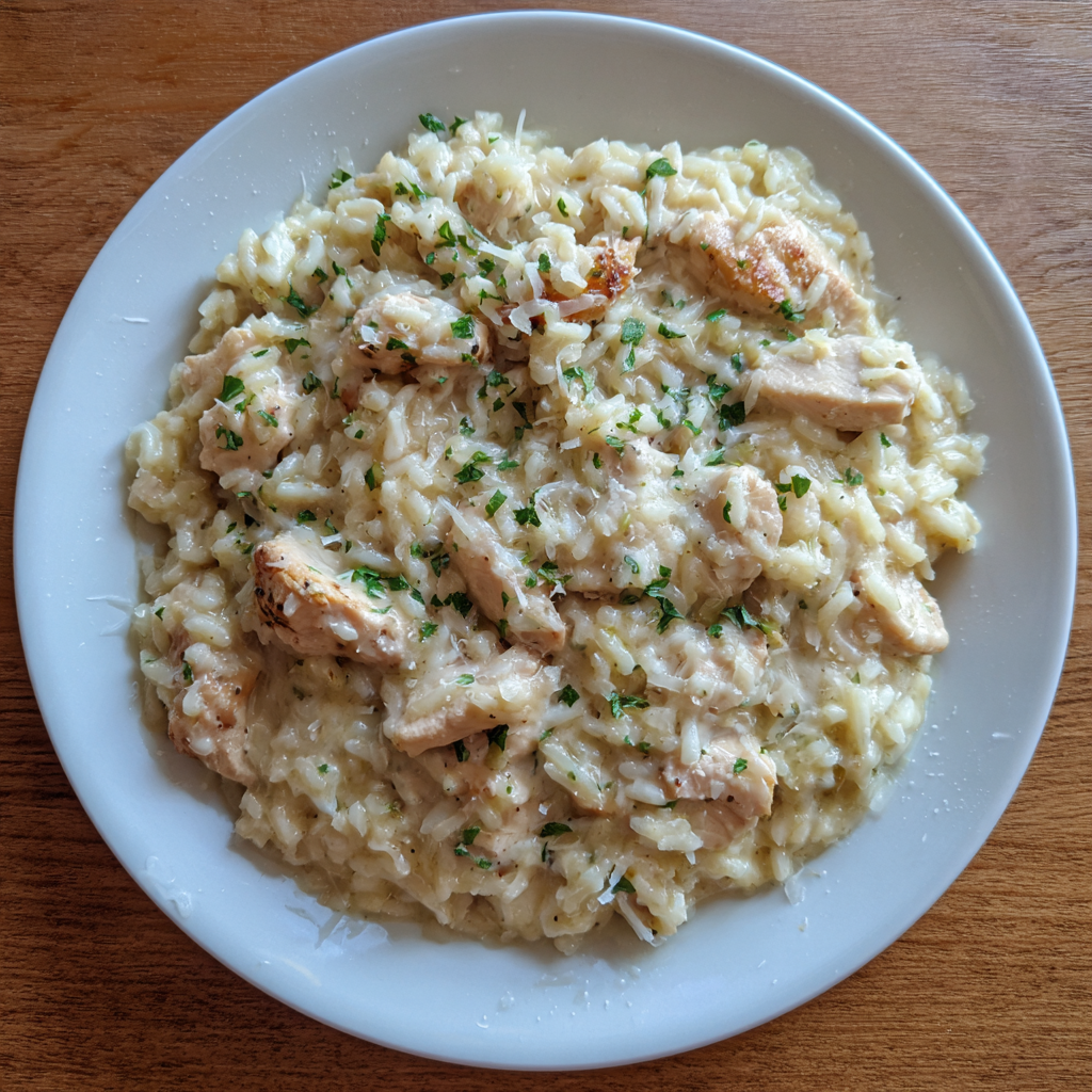 Creamy Parmesan Chicken and Rice