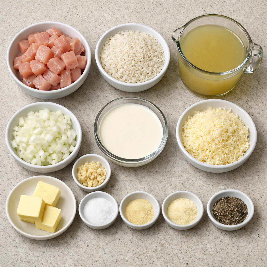 Creamy Parmesan Chicken and Rice