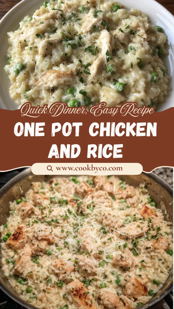 Creamy Parmesan One Pot Chicken and Rice