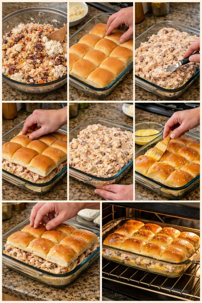 Creamy Ranch Chicken Sliders