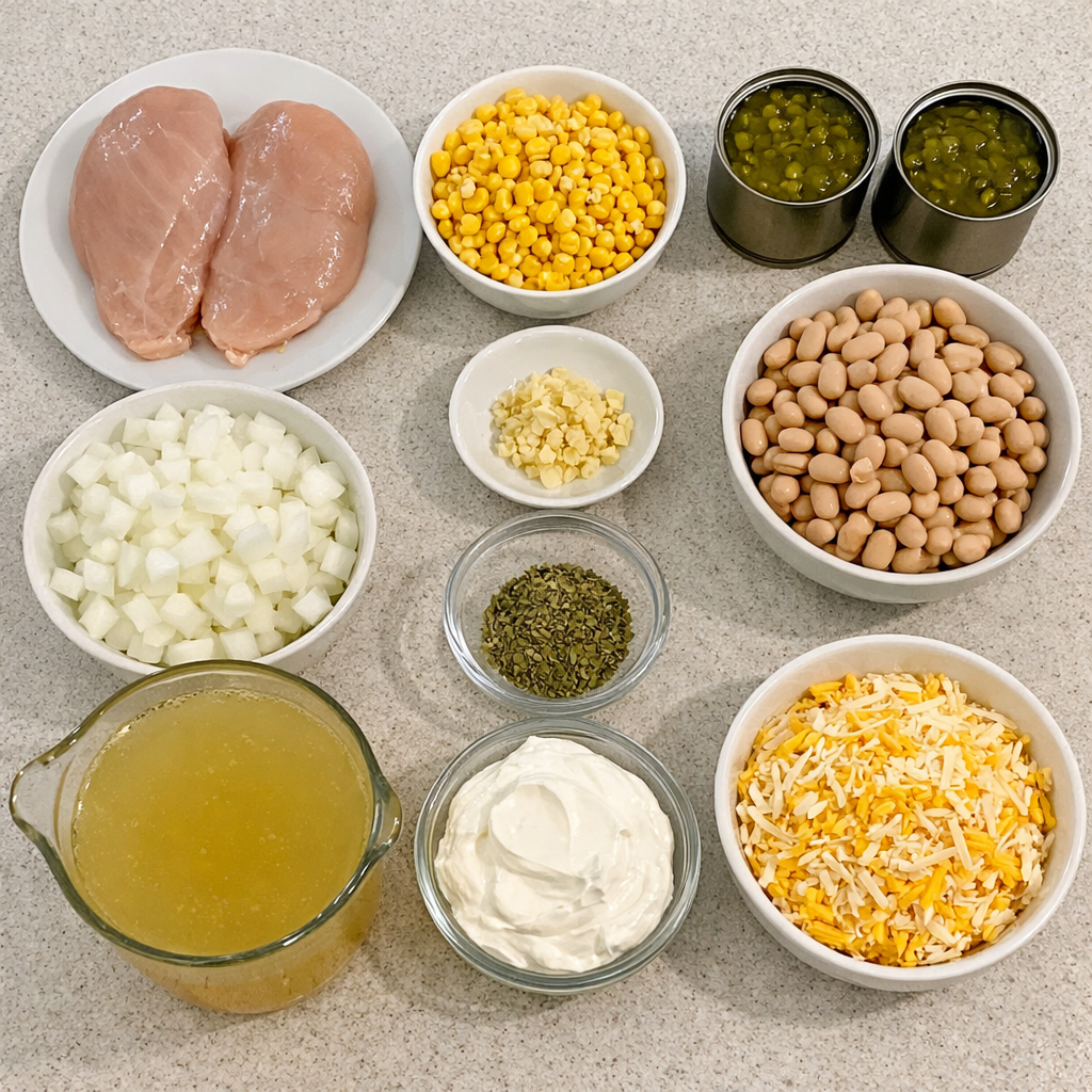 Creamy White Chicken Chili