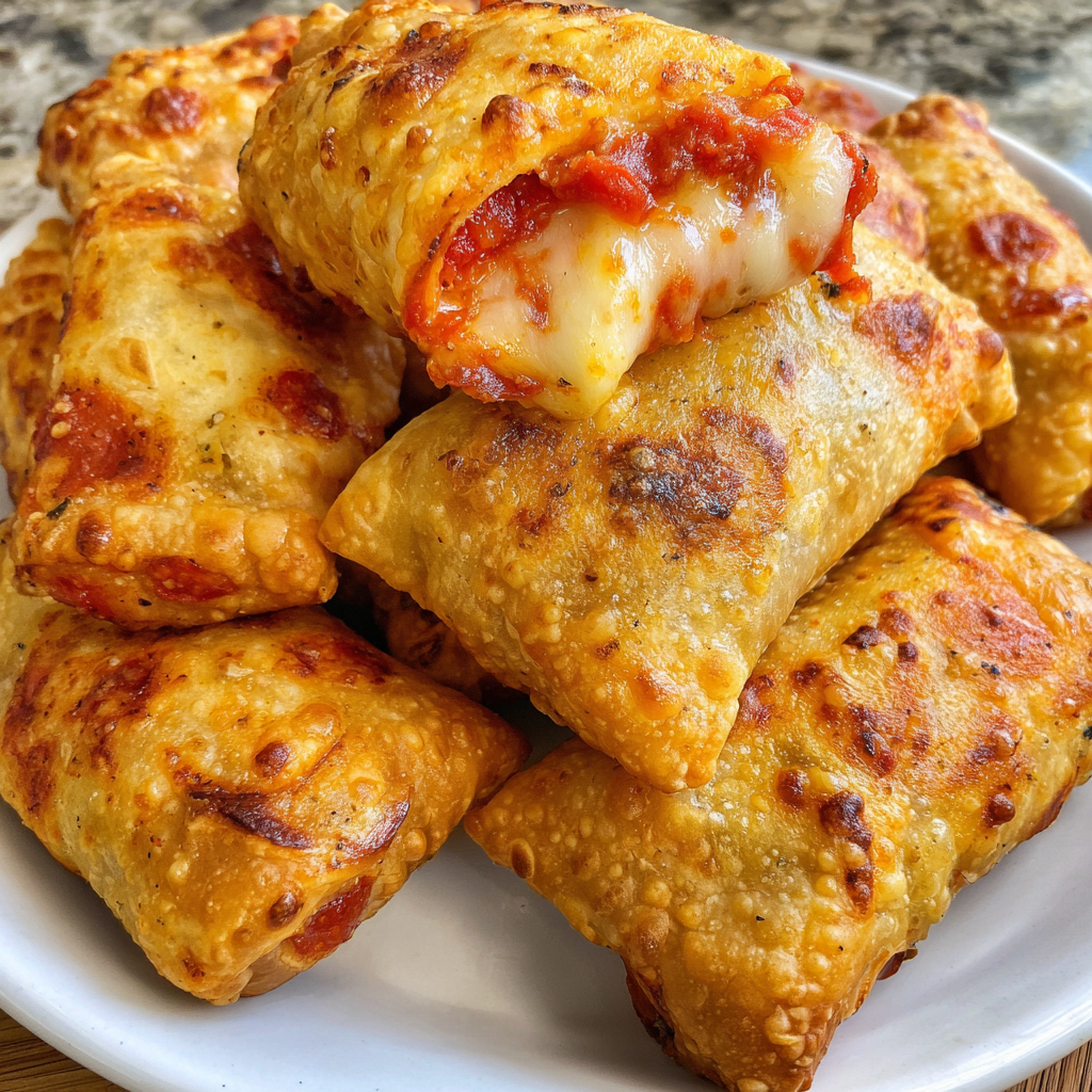 Crispy Air Fryer Pizza Rolls