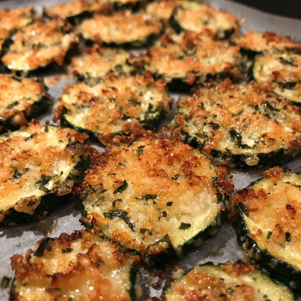 Crispy Baked Zucchini Chips