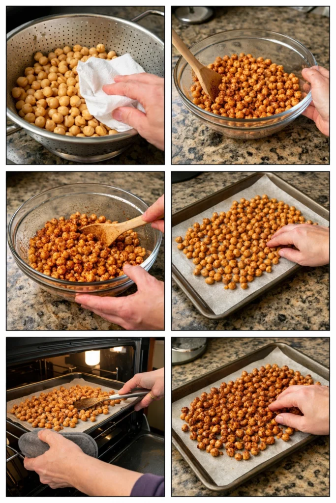Crispy Roasted Chickpeas