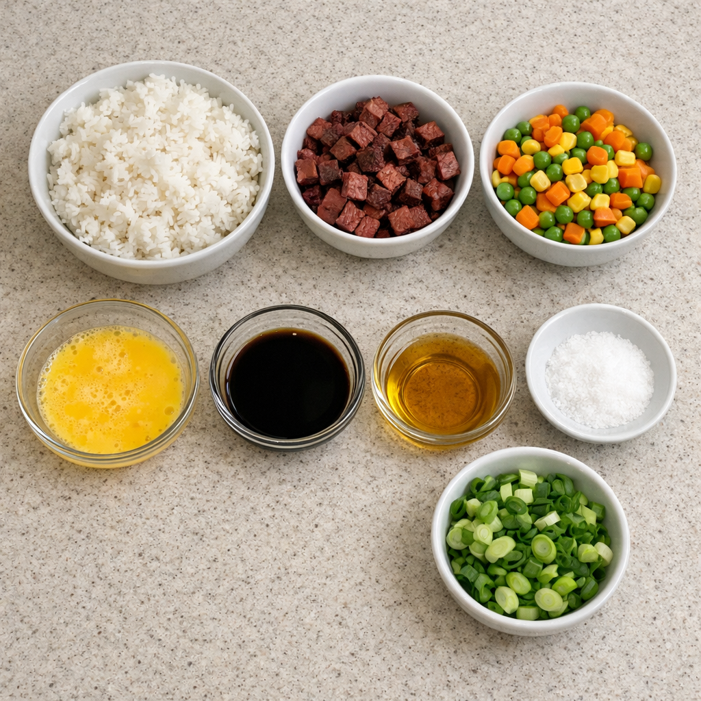 Crockpot Beef Fried Rice
