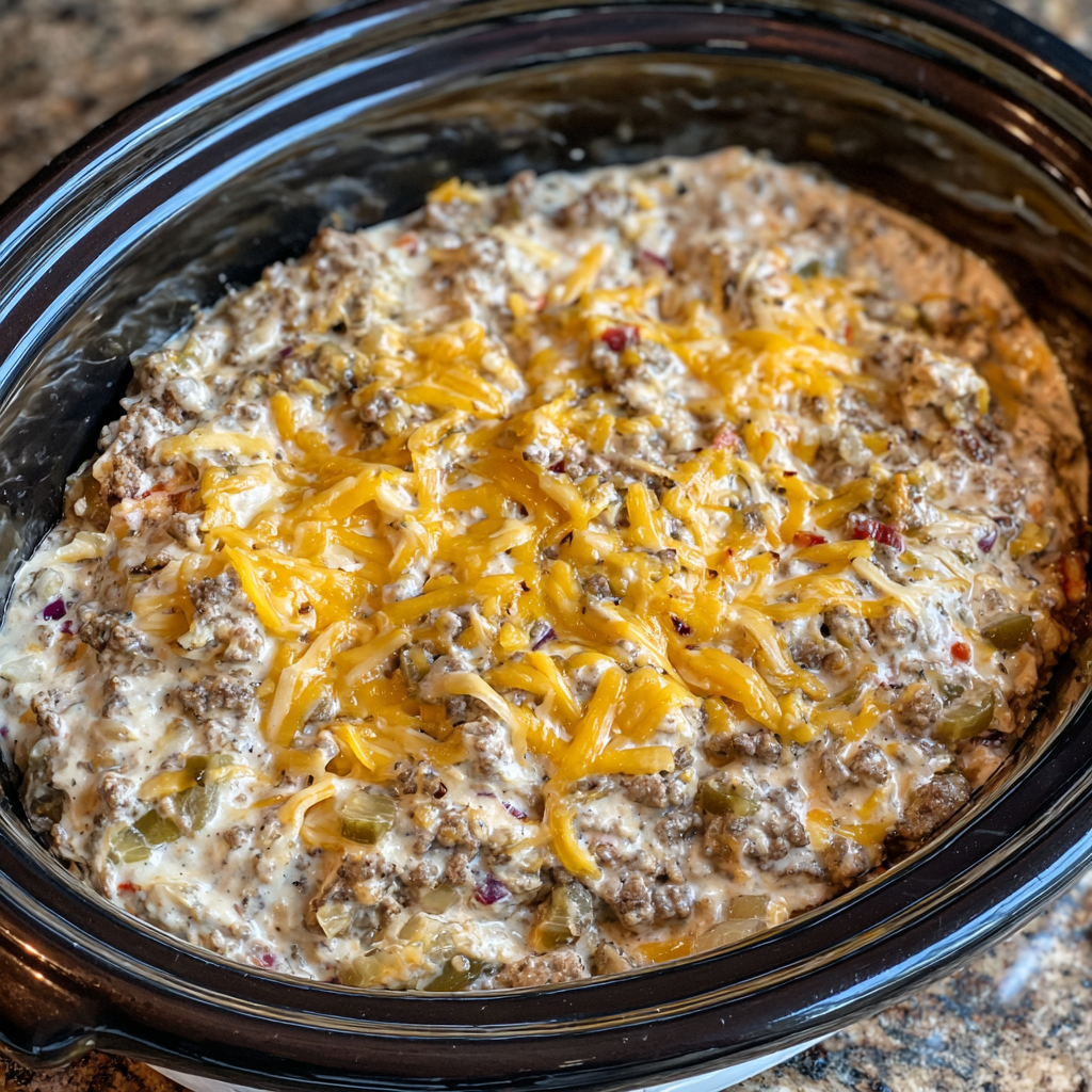 Crockpot Big Mac Dip
