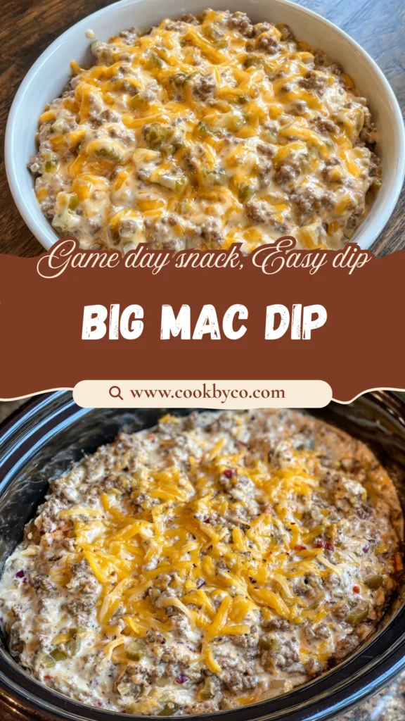 Crockpot Big Mac Dip