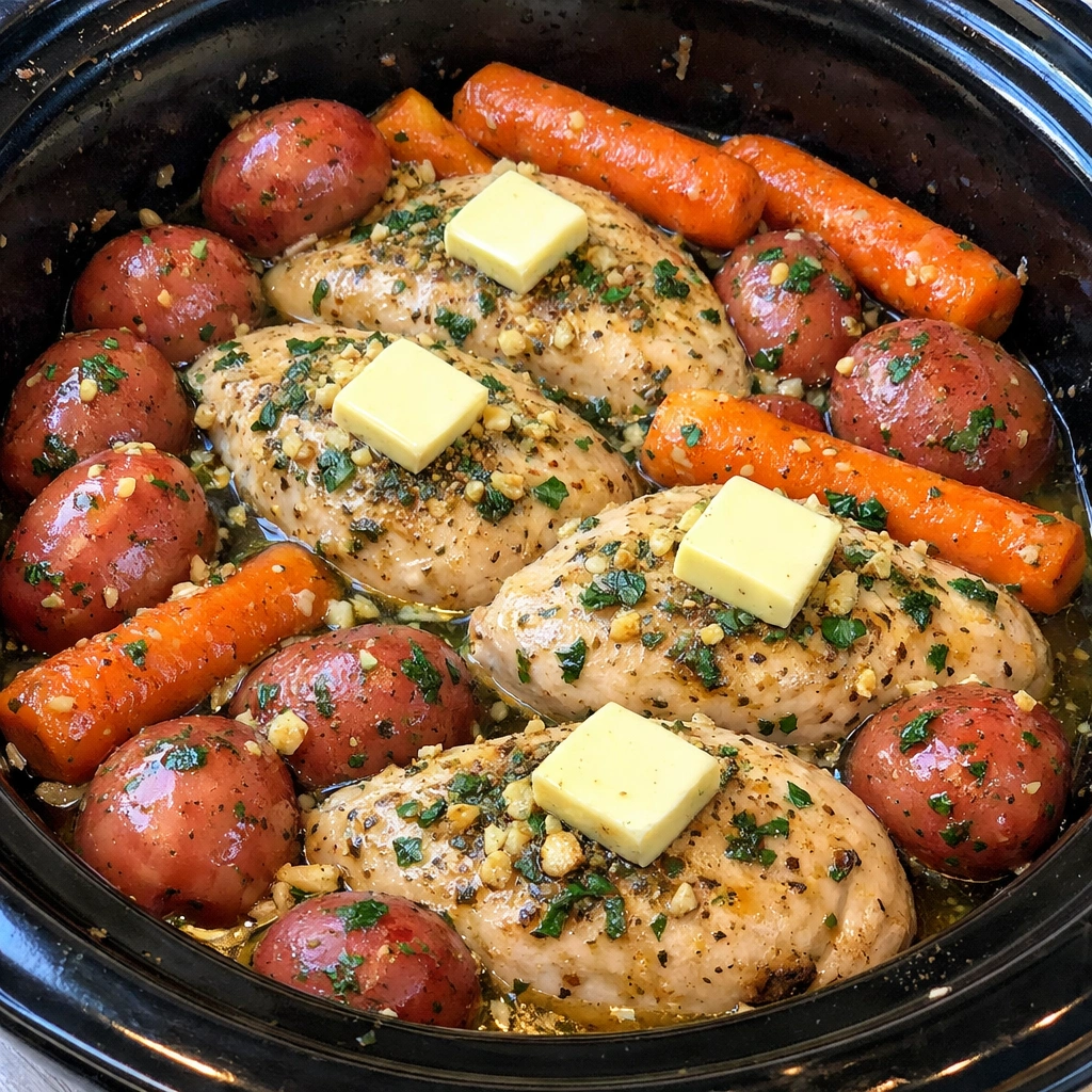 Garlic Butter Chicken Crockpot