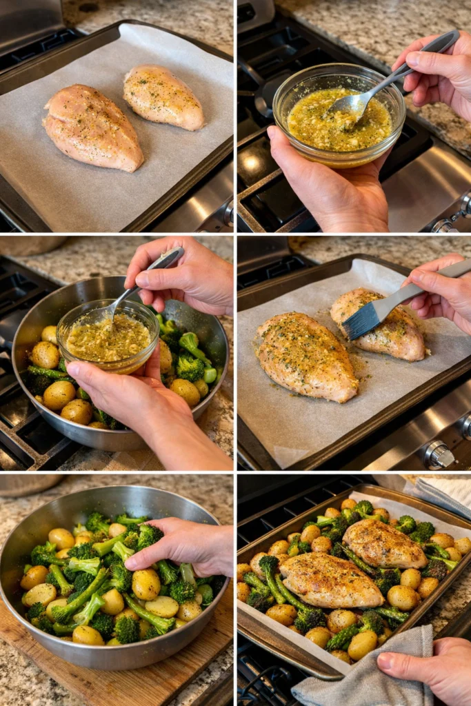 Garlic Butter Chicken and Veggies