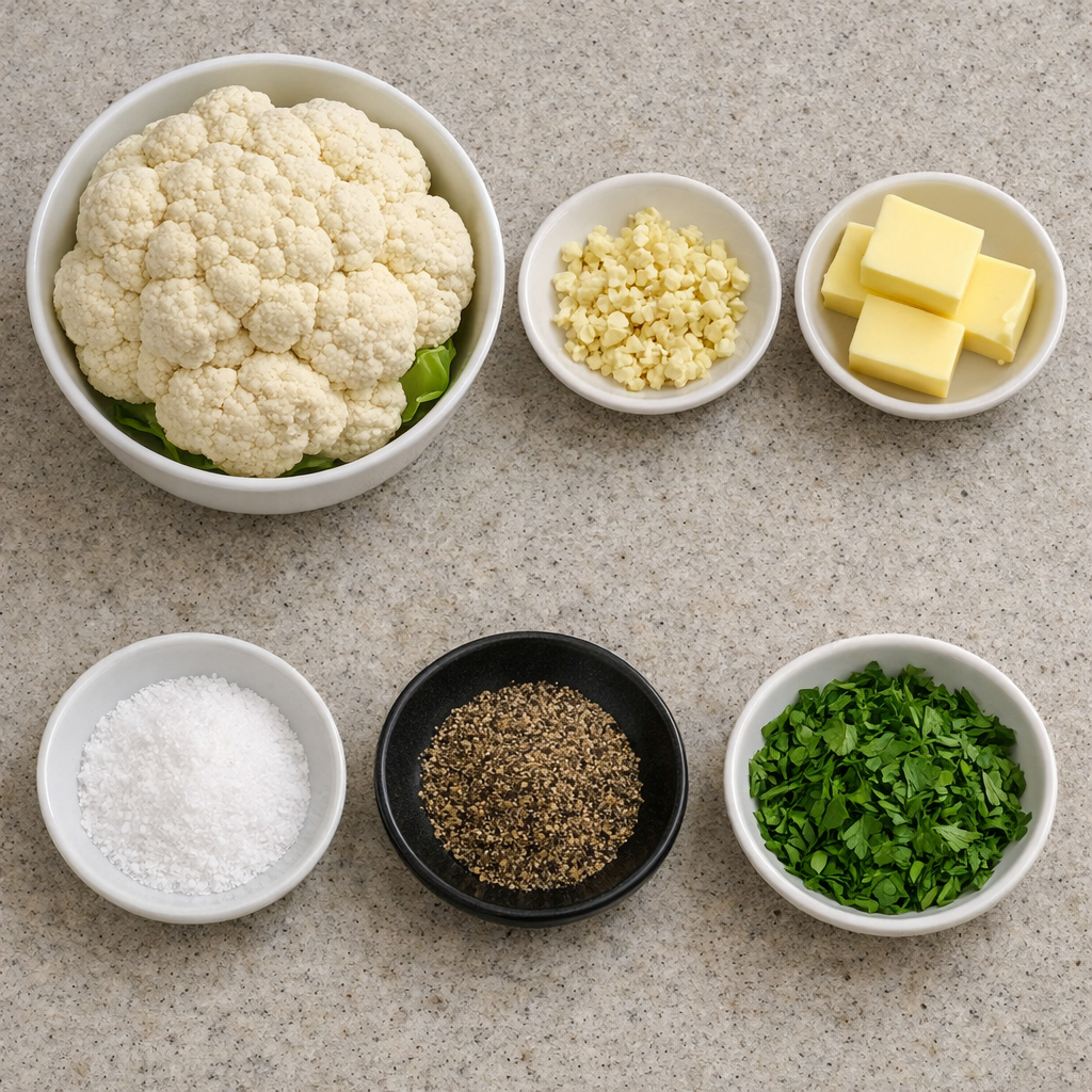Garlic Butter Roasted Cauliflower