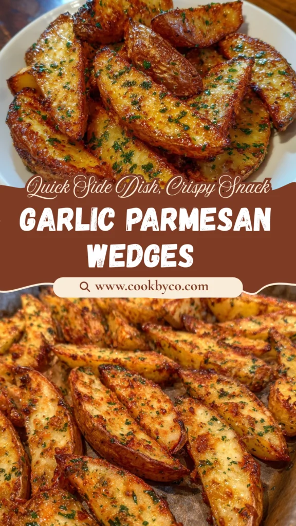 Garlic Parmesan Potato Wedges