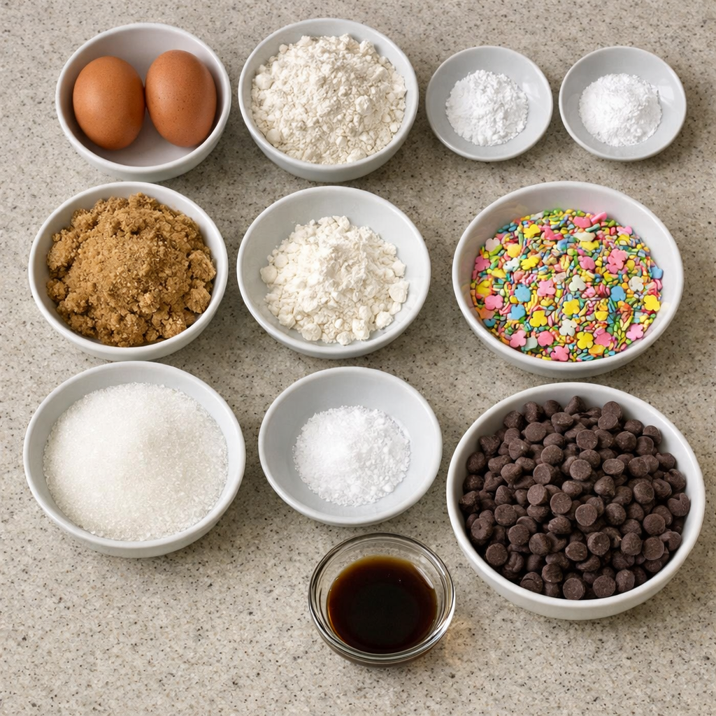 Giant Chocolate Chip Peep Stuffed Cookies